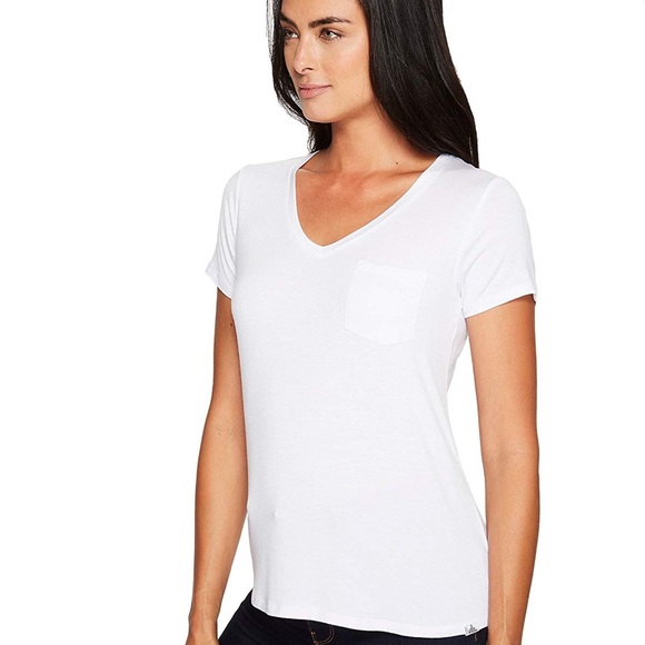 PRANA Short Sleeve V Neck Tee - Picture 3 of 8